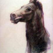 Richard Wills - Black Pony, Painting