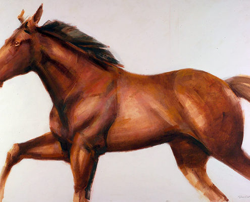 Richard Wills - Brown Horse, Painting