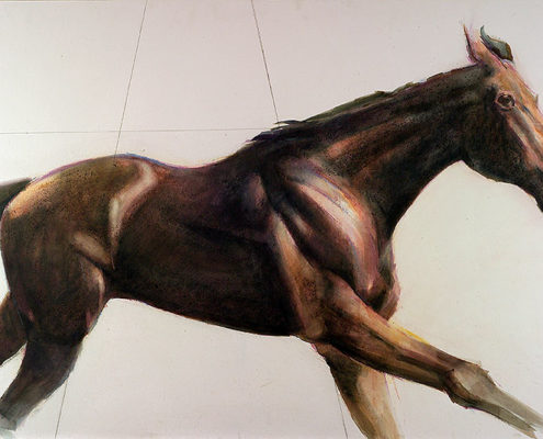 Richard Wills - Dark Horse, Painting