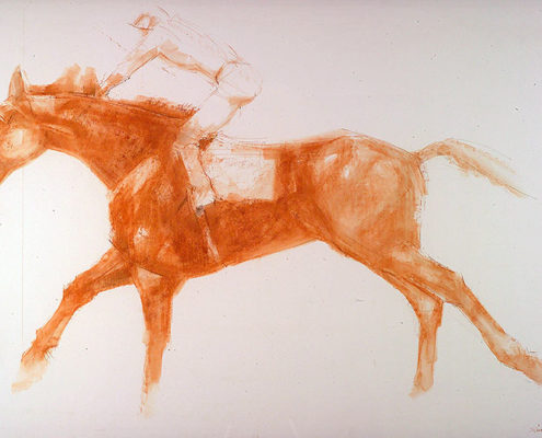 Richard Wills - To The Finish Line, Painting