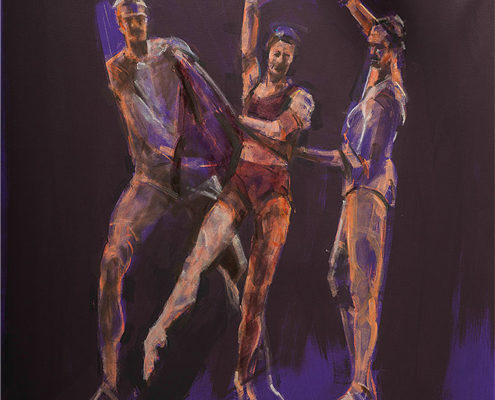 Richard Wills - Dancer Trio, Painting