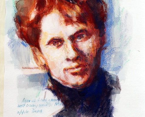 Richard Wills - Dylan Thomas, Painting