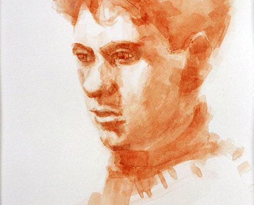 Richard Wills - Dylan Thomas, Painting