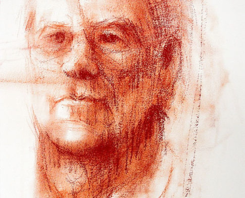 Richard Wills - Man, Pastels