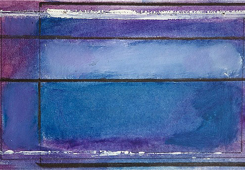 Richard Wills - Purple Abstract, Painting