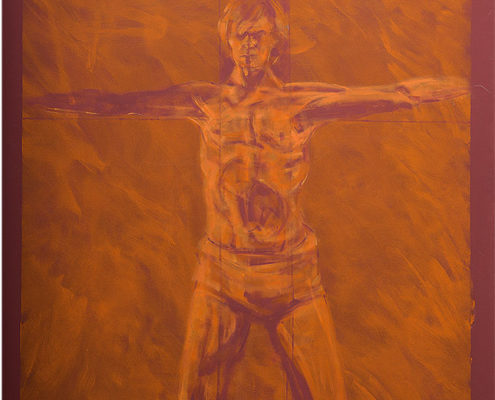 Richard Wills - Male Dancer, Painting