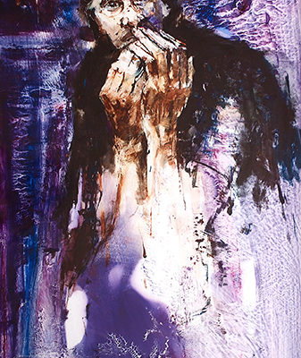 Richard Wills - Old Woman, Painting