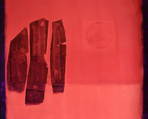 Richard Wills - Orange Abstract, Painting