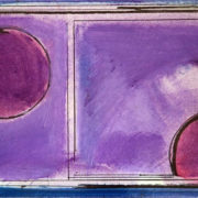 Richard Wills - Purple Abstract, Painting