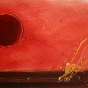 Richard Wills - Red Abstract, Painting