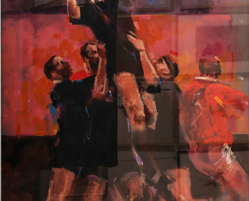Richard Wills - The Line Out, Painting