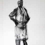 Richard Wills - Steel Worker, Charcoal