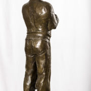 Richard Wills - Steel Worker Sculpture - Bronze
