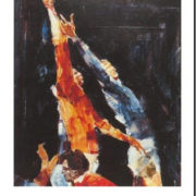 Richard Wills - The Line Out (Rugby Print)