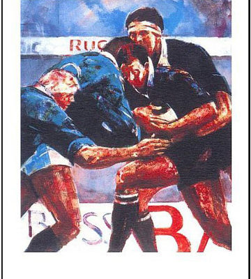Richard Wills - The Maul (Rugby Print)