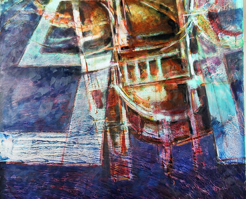 Richard Wills - Venice Reflection, Painting